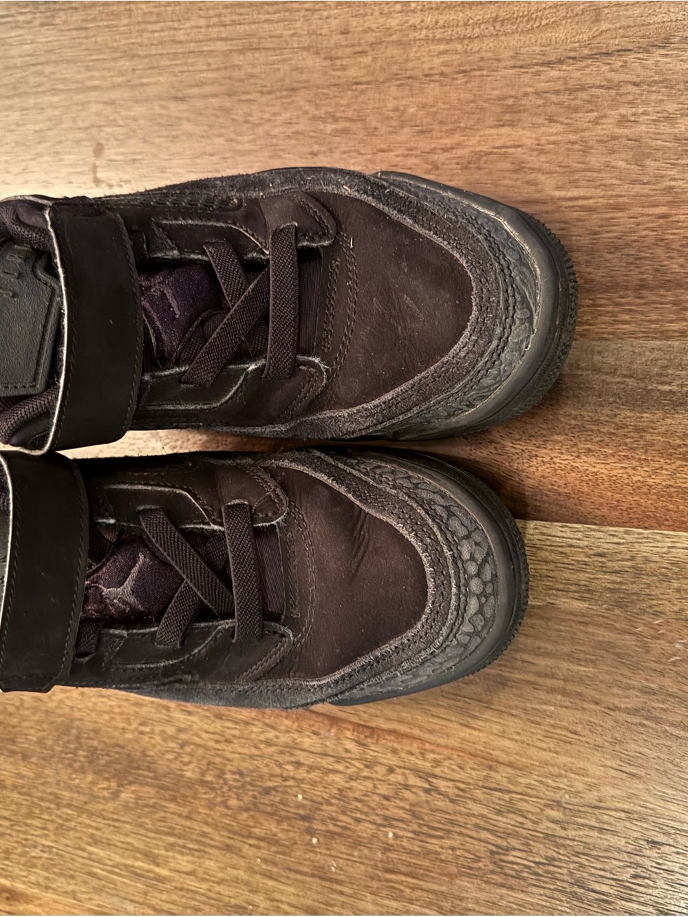Jordan Kids Black High-Top Sneakers with Strap